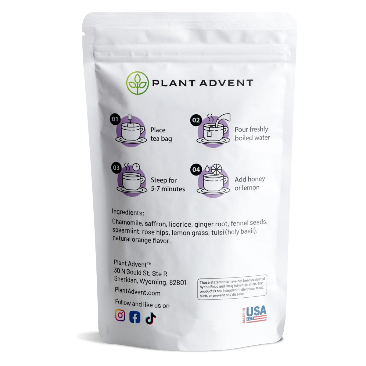 Partner Co Slenderiiz + Plant Advent Goodnight Sleep Tea (Included)