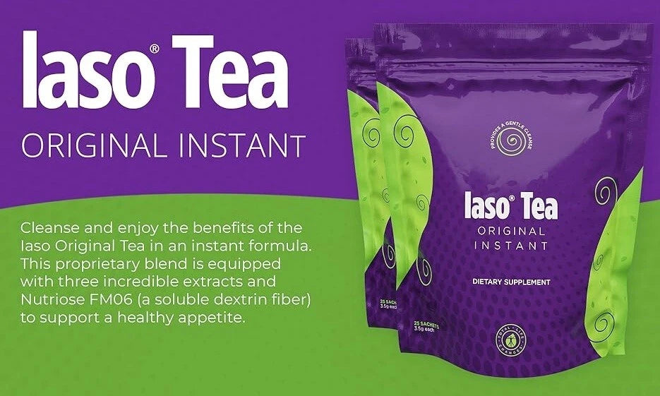 TLC IASO Chamomile Tea 2-Pack, Cleanse & Gut Support, 8.8oz Herbal Teabags